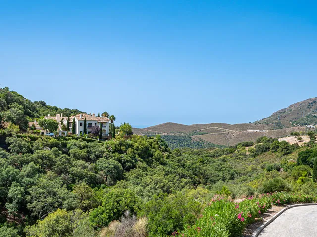 Panoramic hillside views across La Zagaleta estate near Marbella