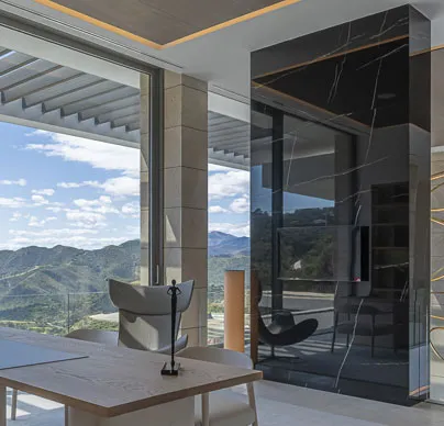 Fireplace Villa Kaizen, La Zagaleta